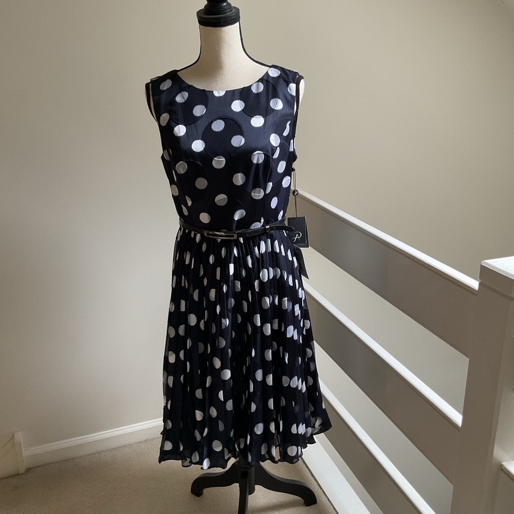 Polka Dot Sleeveless Dress